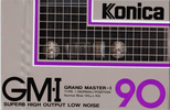 Compact Cassette Konica GM-I 90 "Grand Master I" Type I Normal 1984 USA