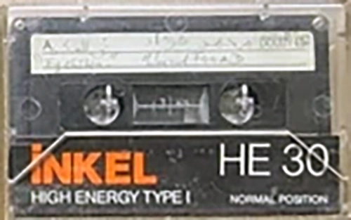 Compact Cassette Inkel HE 30 Type I Normal 1985 Spain