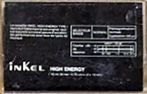 Compact Cassette Inkel HE 30 Type I Normal 1985 Spain