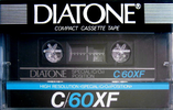 Compact Cassette Diatone XF 60 Type II Chrome 1983 Japan