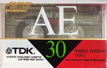 Compact Cassette TDK AE 30 "AE-30R" Type I Normal 1994 Japan