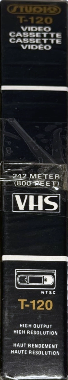 VHS, Video Home System Studio 120 Type I Normal 1988 Canada