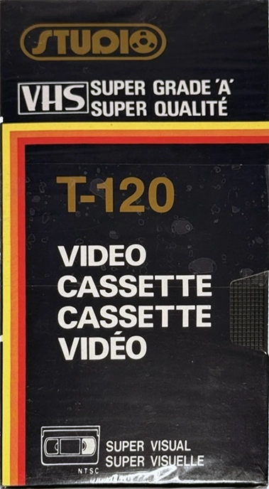 VHS, Video Home System Studio 120 Type I Normal 1988 Canada