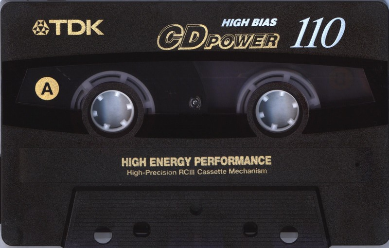Compact Cassette TDK CD Power 110 Type II Chrome 1997 North America