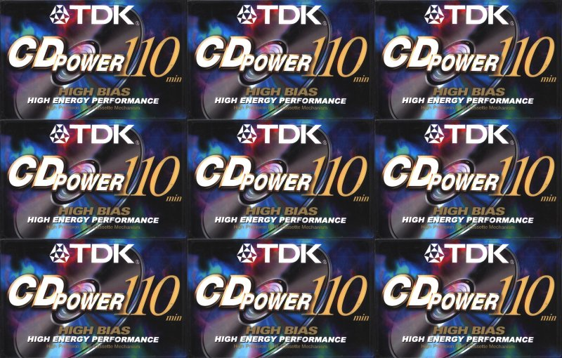 Compact Cassette: TDK  - CD Power 110