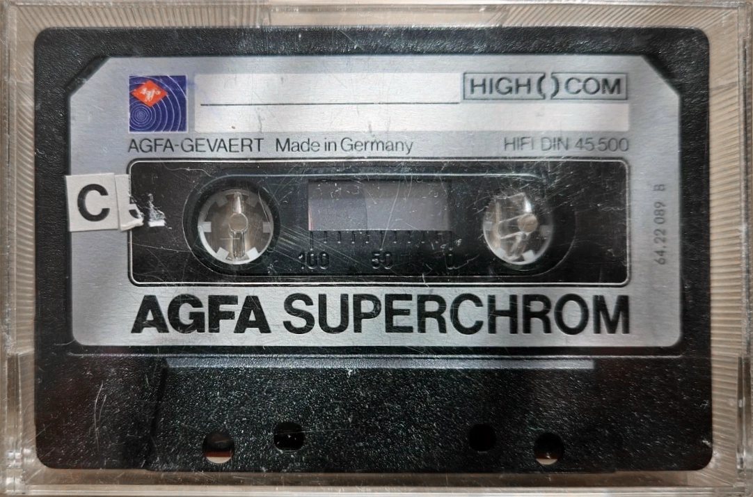 Compact Cassette Telefunken HIGH COM "Teldec 64.22089" Demonstration Tape 1972 Germany
