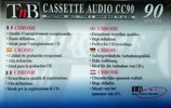 Compact Cassette TnB CC 90 Type II Chrome 1994 Europe