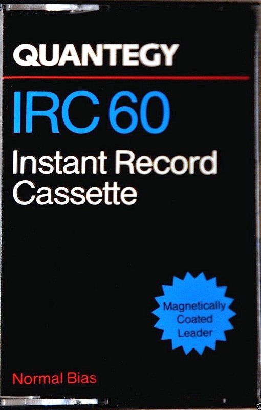 Compact Cassette Quantegy IRC 60 Type I Normal 1996 USA