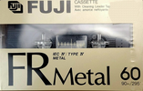 Compact Cassette Fuji FR Metal 60 Type IV Metal 1989 North America