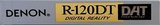 Digital Audio Tape Denon 120 "R-120DT SEU" Type IV Metal 1991 North America