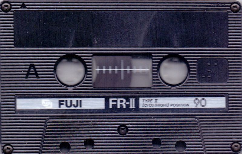 Compact Cassette Fuji FR-II 90 Type II Chrome 1984 North America