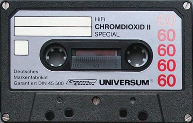 Compact Cassette:  Universum - Chromdioxid II Special 60