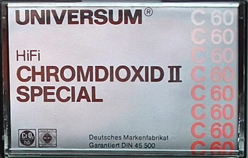 Compact Cassette:  Universum - Chromdioxid II Special 60