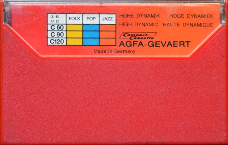 Compact Cassette AGFA Ferrocolor 90 Type I Normal 1978 Europe