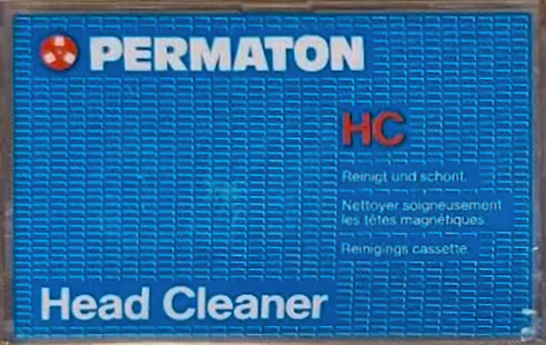 Compact Cassette Permaton "HC" Cleaning Cassette 1985 Germany