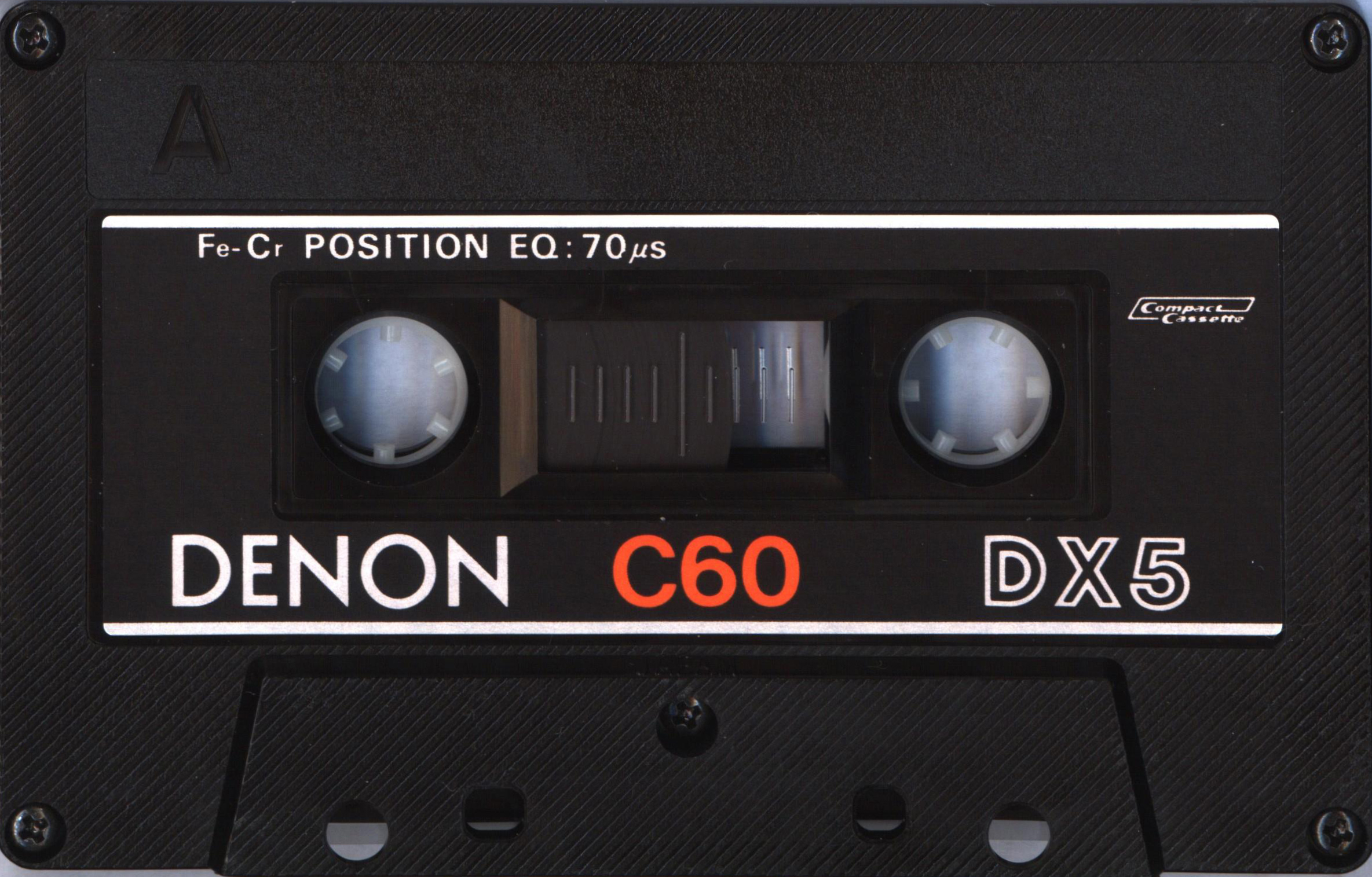 Compact Cassette Denon DX5 60 Type III Ferro Chrome 1978 Europe