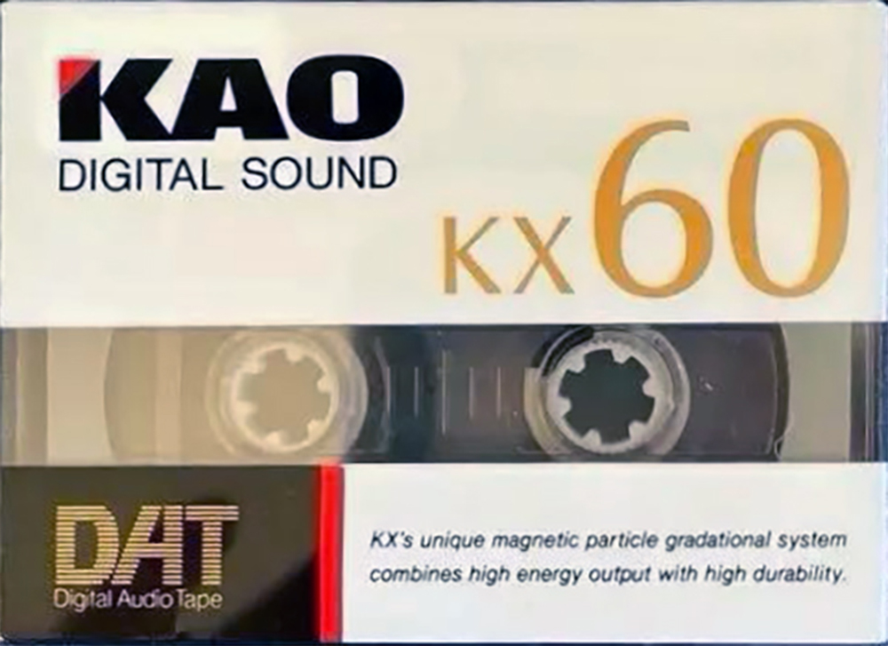 Digital Audio Tape KAO KX 60 Type IV Metal 1994 Japan