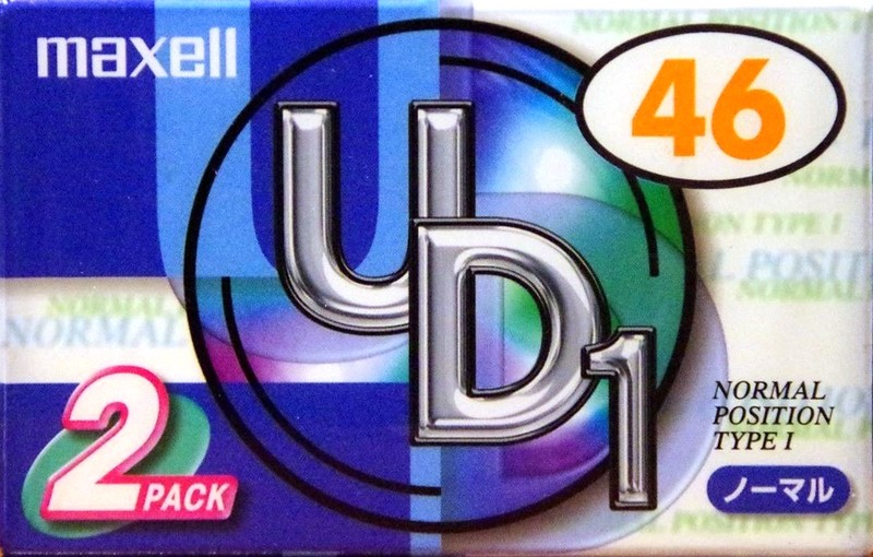 2 pack Maxell UDI / UD1 46 "UD1-46N.2P" Type I Normal 2000 Japan