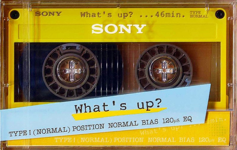 Compact Cassette Sony What`s Up? 46 "WTS 46Y" Type I Normal 1985 Japan