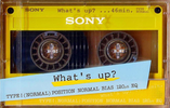 Compact Cassette Sony What`s Up? 46 "WTS 46Y" Type I Normal 1985 Japan