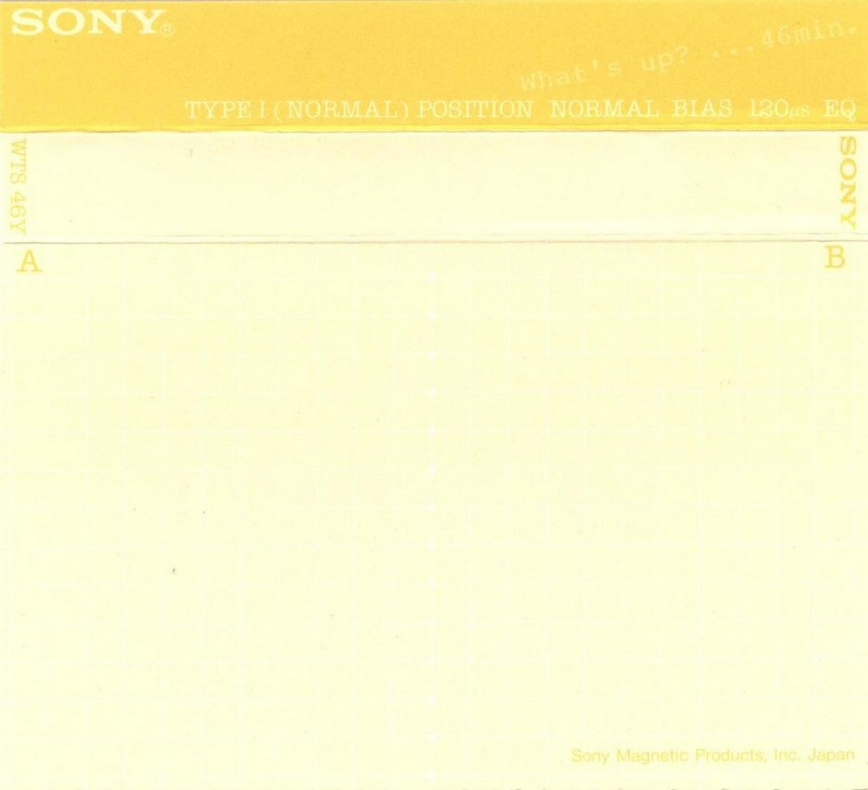 Compact Cassette: Sony  - What`s Up? 46