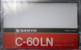 Compact Cassette Sanyo LN 60 Type I Normal Japan