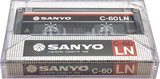 Compact Cassette Sanyo LN 60 Type I Normal Japan
