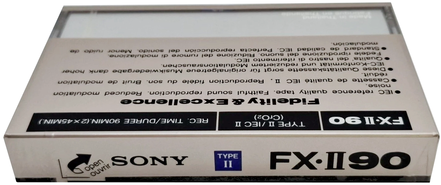 Compact Cassette: Sony  - FX 90