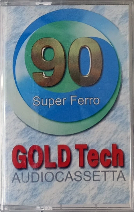 Compact Cassette Gold Tech SF 90 Type I Normal Italy