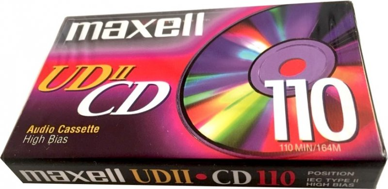Compact Cassette Maxell UDII-CD 110 Type II Chrome 2002 North America
