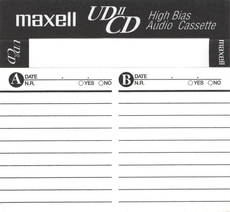 Compact Cassette: Maxell / Hitachi Maxell - UDII-CD 110