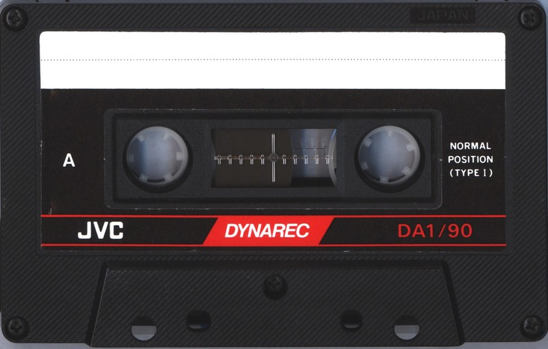 Compact Cassette JVC Dynarec DA1 90 Type I Normal 1983 Worldwide