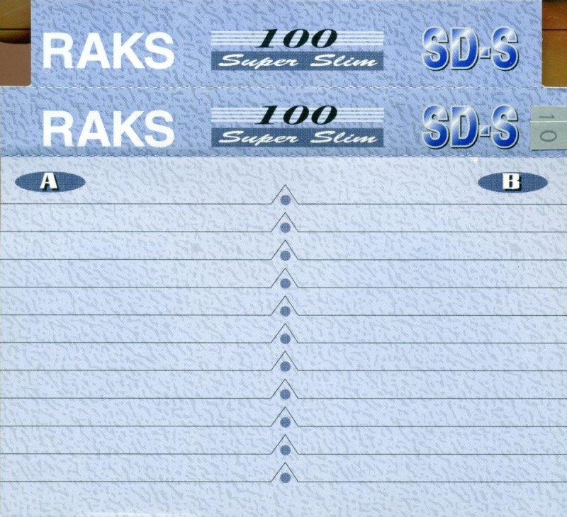 Compact Cassette: RAKS  - ED-S 100