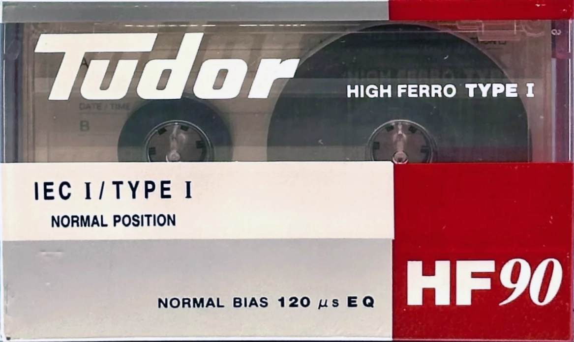 Compact Cassette Tudor HF 90 Type I Normal 1985 Spain
