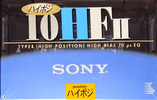 Compact Cassette Sony HFII 10 Type II Chrome 1995 Japan