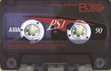 Compact Cassette AXIA PS-I / PS-1 90 "PS1K 90" Type I Normal 1998 Japan