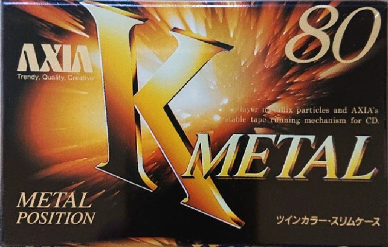 Compact Cassette: FUJI AXIA - K Metal 80