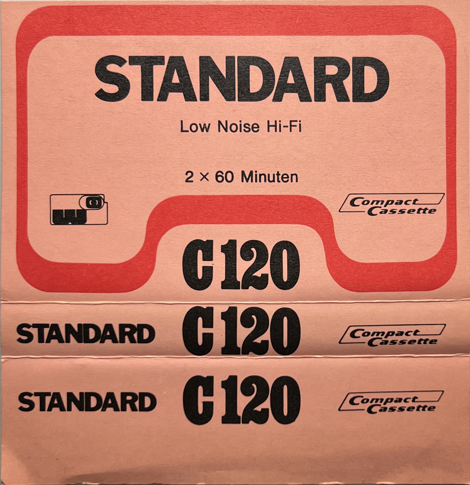 Compact Cassette Standard 120 Type I Normal 1974 UK
