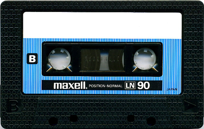 Compact Cassette Maxell LN 90 Type I Normal 1984 Europe