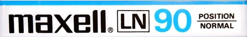 Compact Cassette Maxell LN 90 Type I Normal 1984 Europe