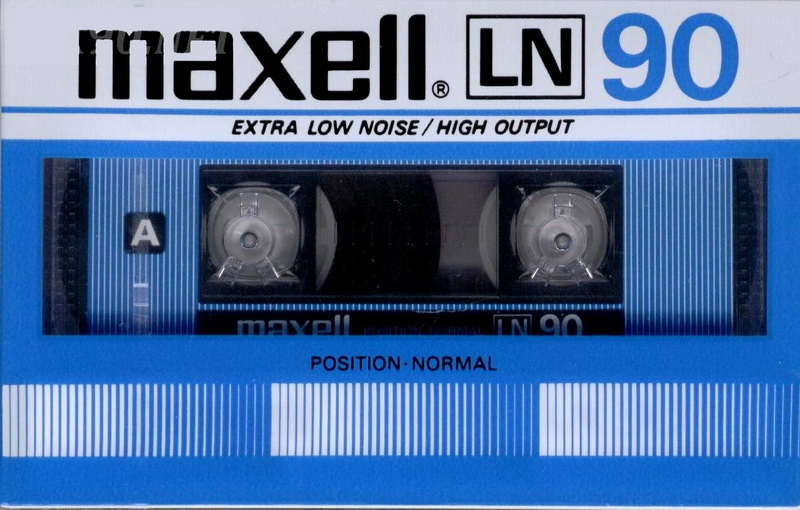 Compact Cassette Maxell LN 90 Type I Normal 1984 Europe