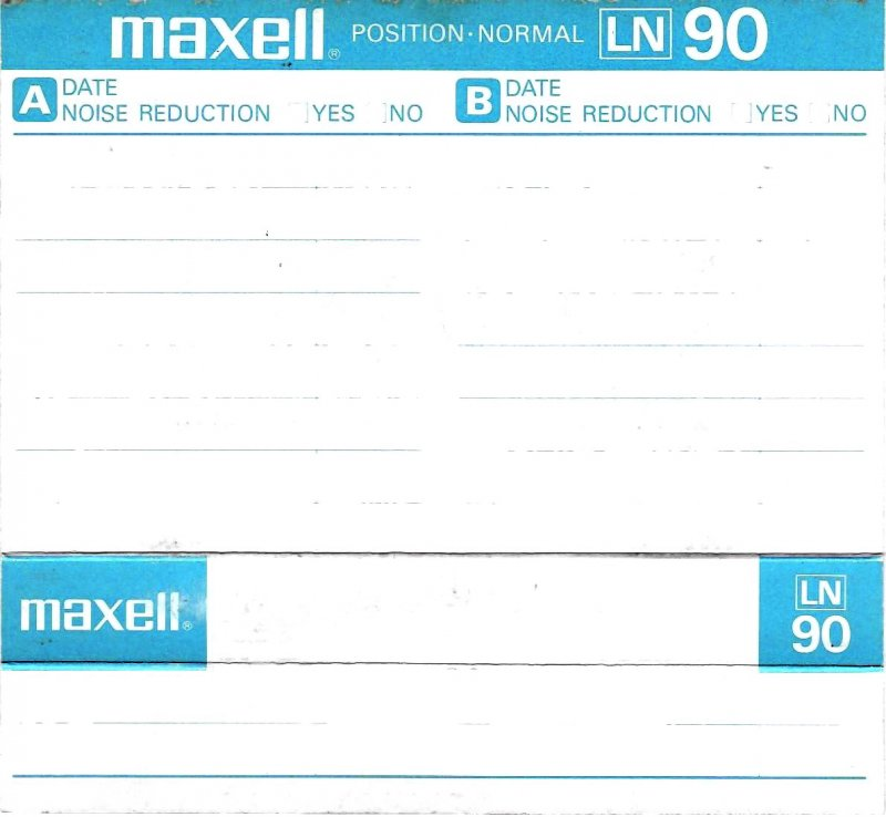 Compact Cassette: Maxell / Hitachi Maxell - LN 90