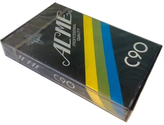 Compact Cassette Acme 90 Type I Normal Hong Kong