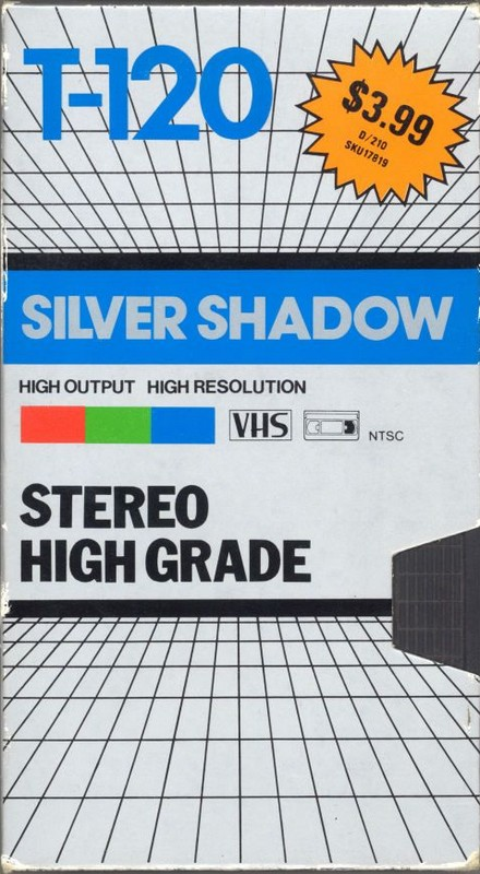 VHS, Video Home System Silver Shadow 120 Type I Normal USA