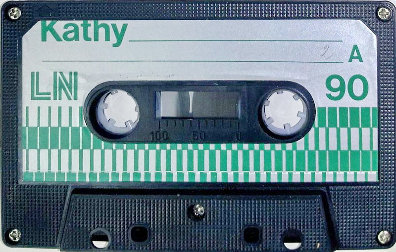 Compact Cassette Kathy 90 "KK-435" Type I Normal Hong Kong