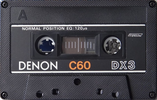 Compact Cassette Denon DX3 60 Type I Normal 1978 Japan
