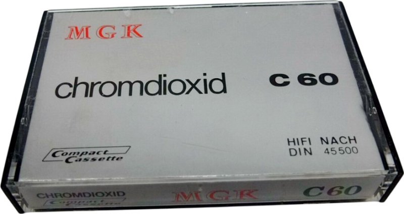 Compact Cassette MGK 60 Type II Chrome Germany