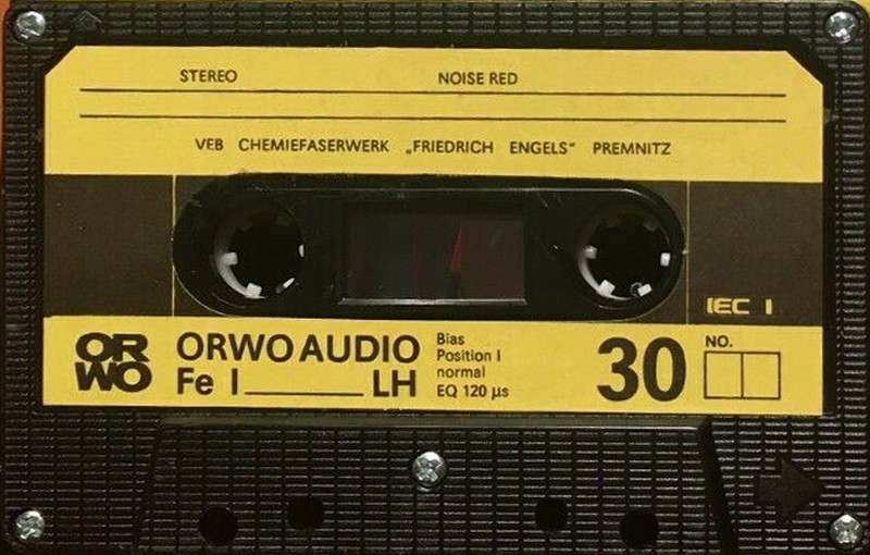Compact Cassette ORWO 30 Type I Normal 1989 East Germany