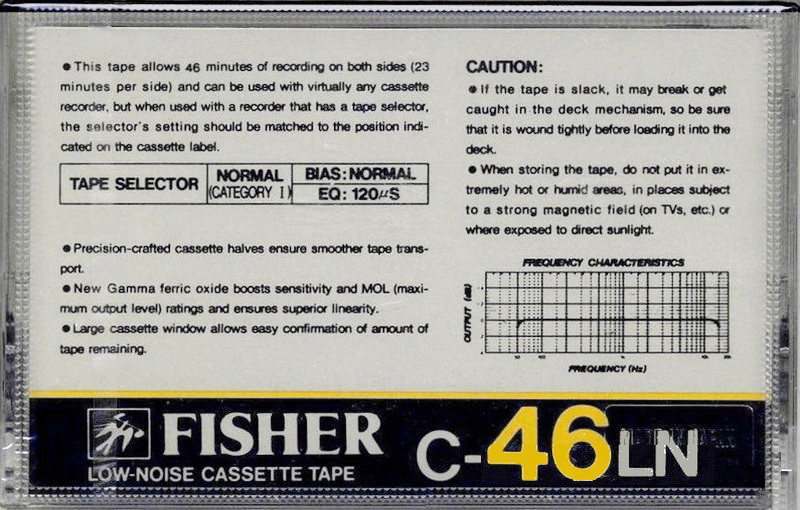 Compact Cassette:  Fisher - LN 46