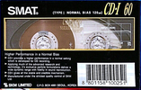 Compact Cassette Smat CD-I 60 Type I Normal 1995 Europe